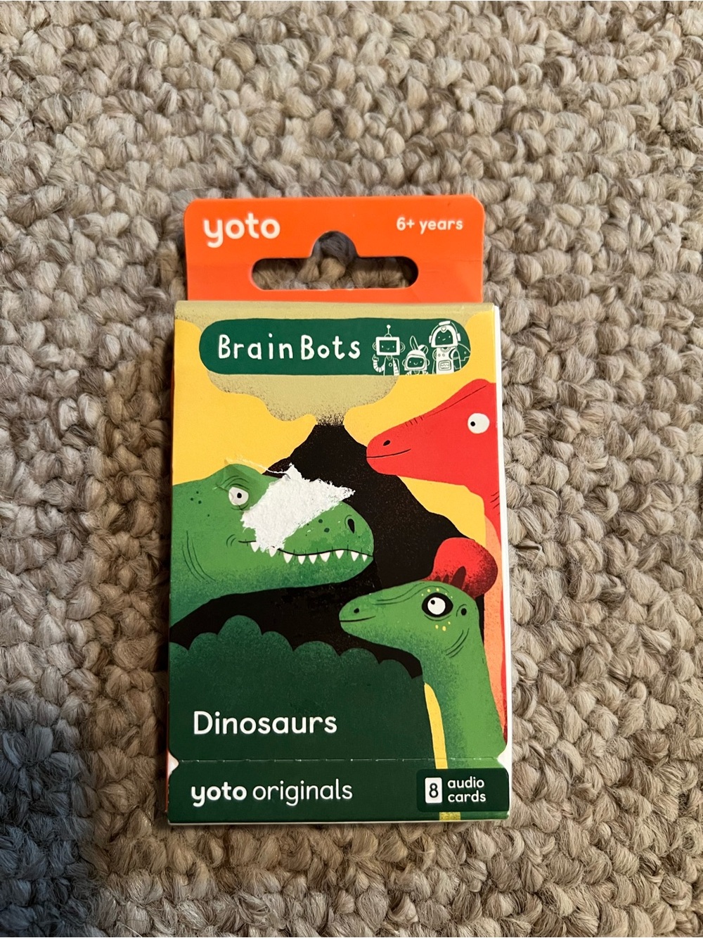 Yoto BrainBots Dinosaurs Audio Cards —